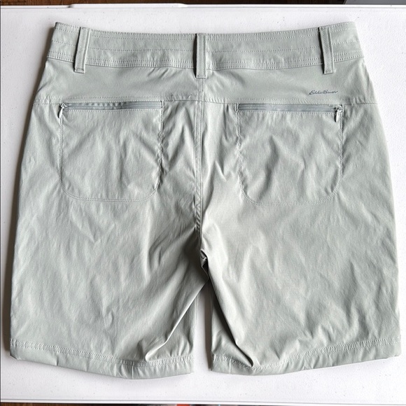 Eddie Bauer Sage Green Rolled Hem Bermuda Shorts Lightweight Casual - Picture 6 of 15